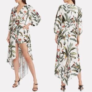 B44 Patbo Tropical High Low‎ Romper Womens 2 Wedding Guest Resort Garden Party